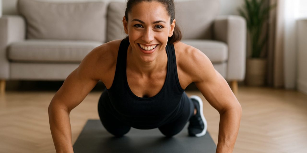 Fitnesstraining für zuhause: So wirst du ohne Studio fit, stark und gesund